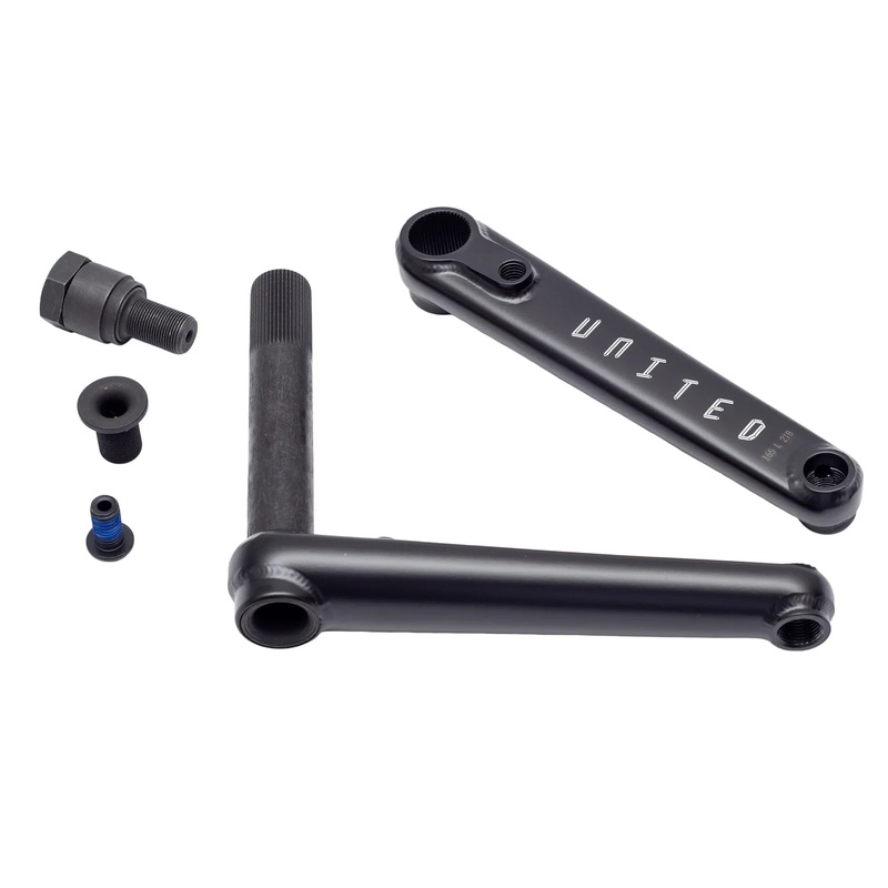 United Severance Cranks 165mm Flat Black