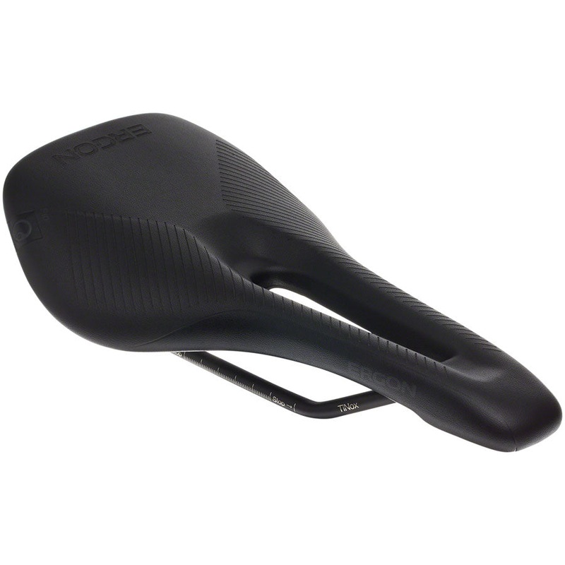 Ergon SR Pro Saddle – Titanox, Black, Women’s, Small/Medium