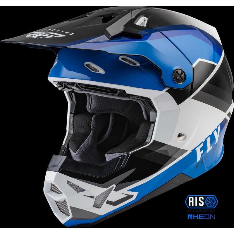 FLY RACING Formula Cp Rush Helmet Black/Blue/White 2x