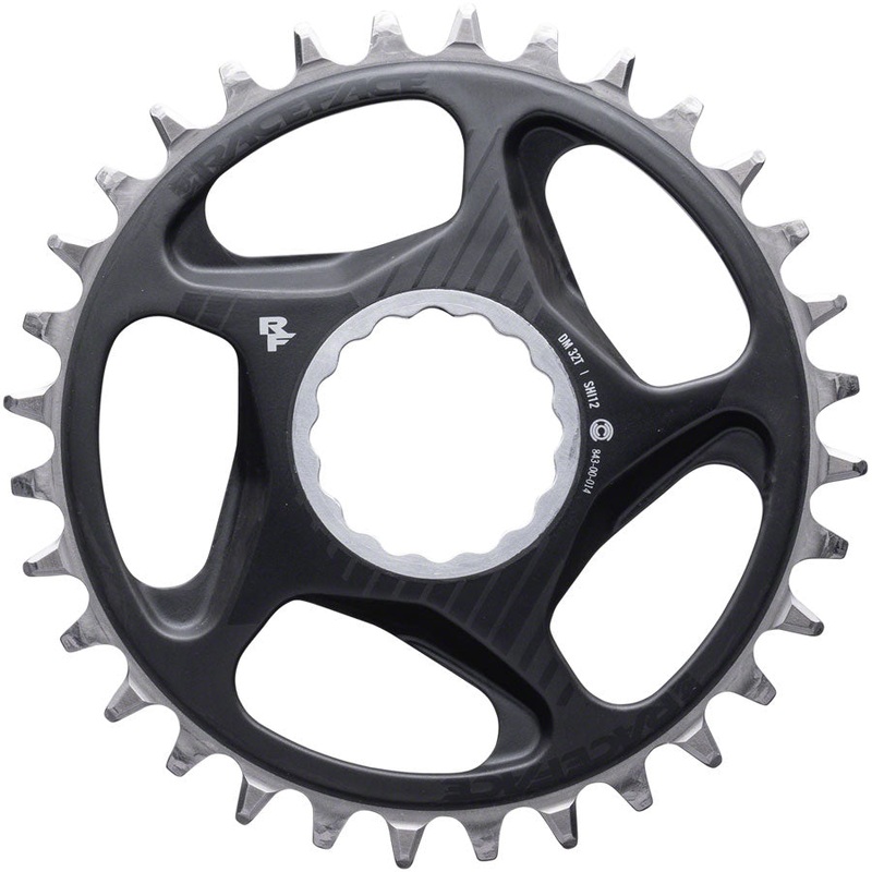 RaceFace ERA Direct Mount Chainring – 32t, DM CINCH, For Shimano 12-Speed HG+ Compatible Chain, Black