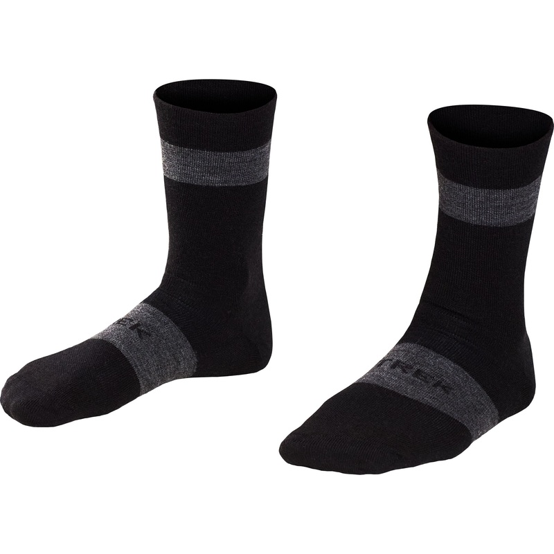 Sock Trek Race Merino Wool Crew Small (35-38) Black