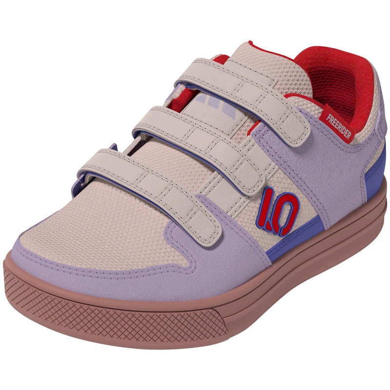 Five Ten Freerider Kid’s VCS Flat Shoes – Putty Mauve/Pure Ruby/Semi Cobalt Blue 10.5K