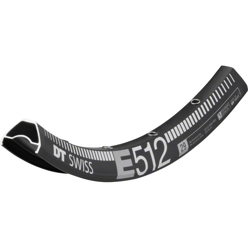 DT Swiss E 512 Rim – 29″, Disc, Black, 32H
