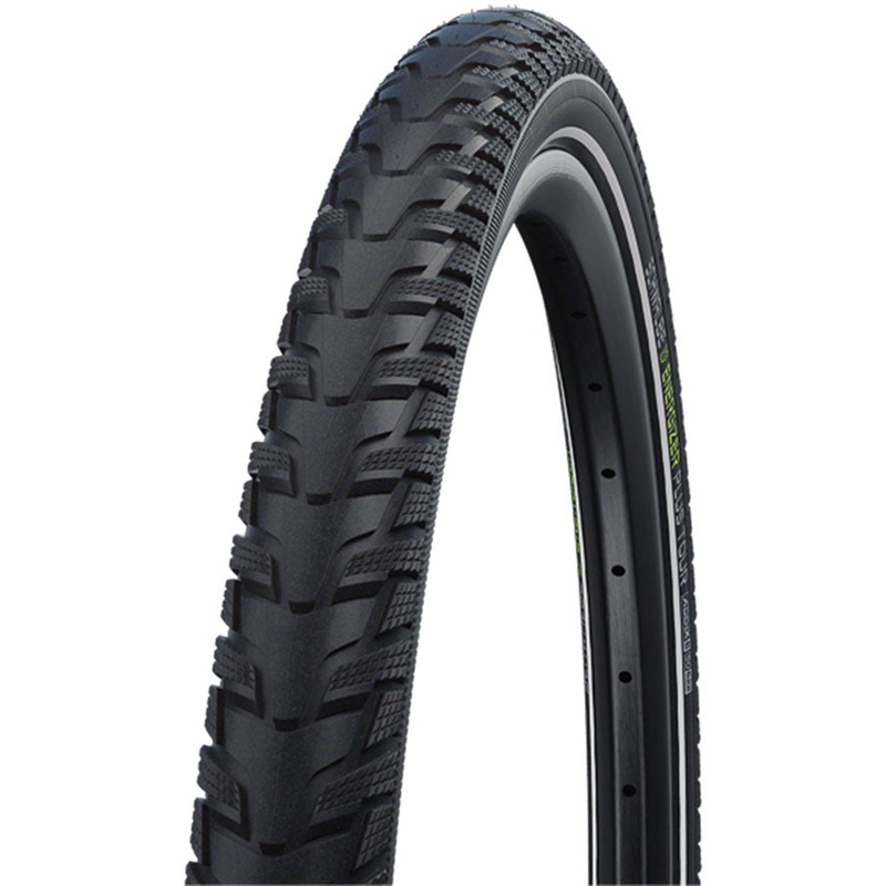 Schwalbe Energizer Plus Tour Tire – 700 x 45 Clincher Wire BLK/Reflective Performance GreenGuard Addix E50