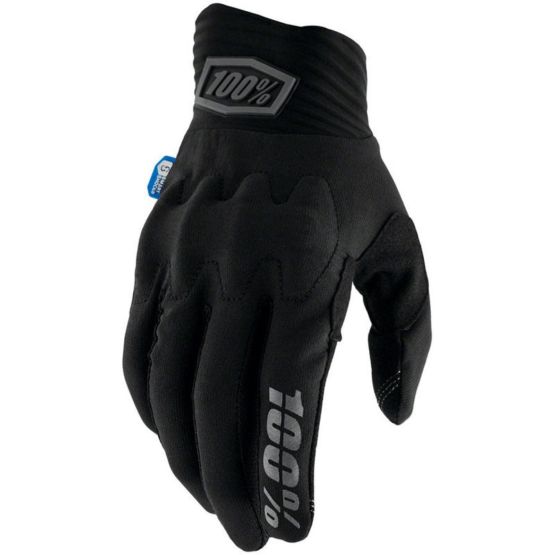 100% Cognito Smart Shock Gloves – Black, Full Finger, X-Large