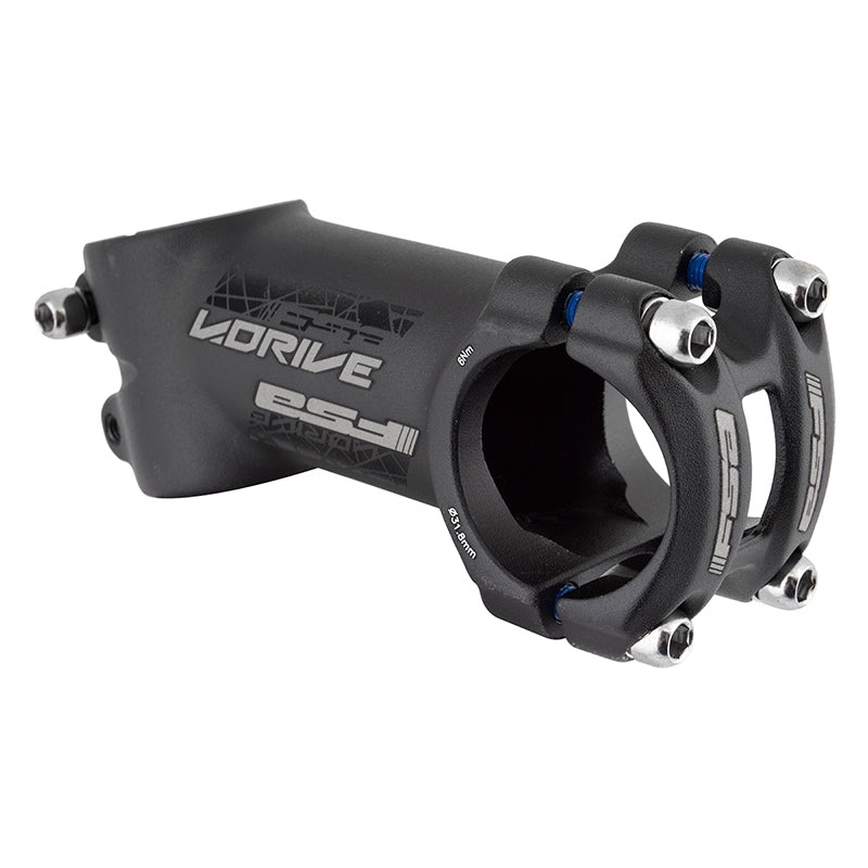 Full Speed Ahead V-Drive Stem – 80mm 31.8 clamp +/-17 1 1/8″ Aluminum Black