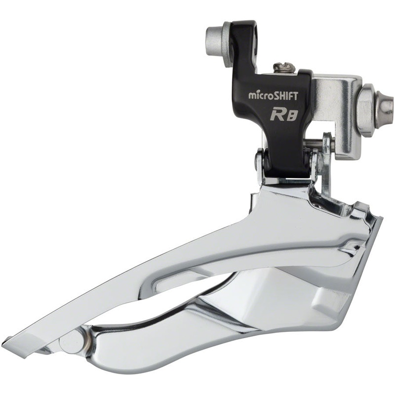 microSHIFT R8 Front Derailleur 7/8-Speed Triple, 50/39/30T, Braze-On, Shimano Compatible