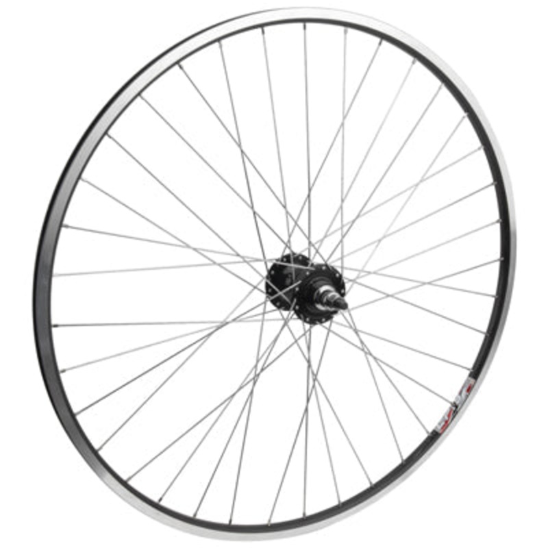 Rr Whl,700,Bk,Aly,36H 10Mm,Dw,Bk,120Mm,Fx/Fw,1S 700C Alloy Fixed Gear/Freewheel Db Wall Wheels  Wheels  700C 700c N/A
