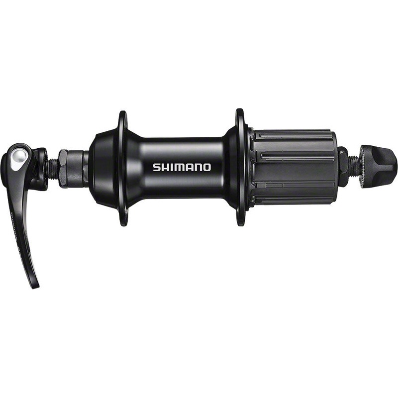 Shimano FH-RS400 Rear Hub – QR x 130mm, Rim Brake, HG 11 Road, Black, 32H