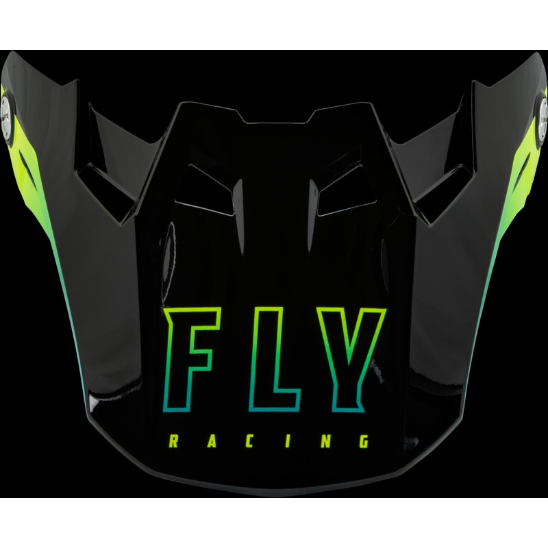 FLY RACING Formula Cc Centrum Visor Black/Blue/Hi-Vis Xl/2x