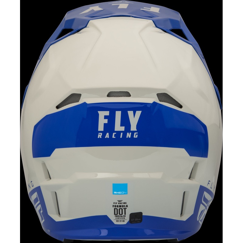 FLY RACING Formula Cp Slant Helmet Grey/Blue Lg
