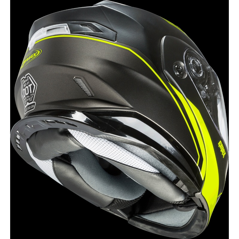 GMAX Md-01 Modular Exploit Helmet Matte Black/Hi-Vis Lg