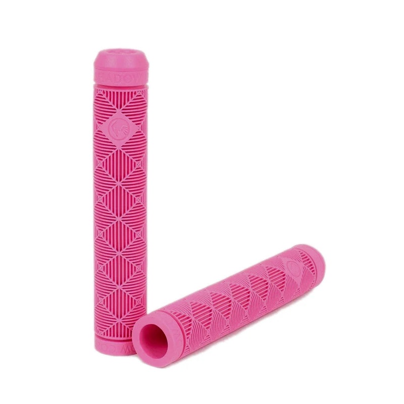 Shadow Conspiracy Ol Dirty Grips w/ Bar Ends – Flangeless – Double Bubble Pink