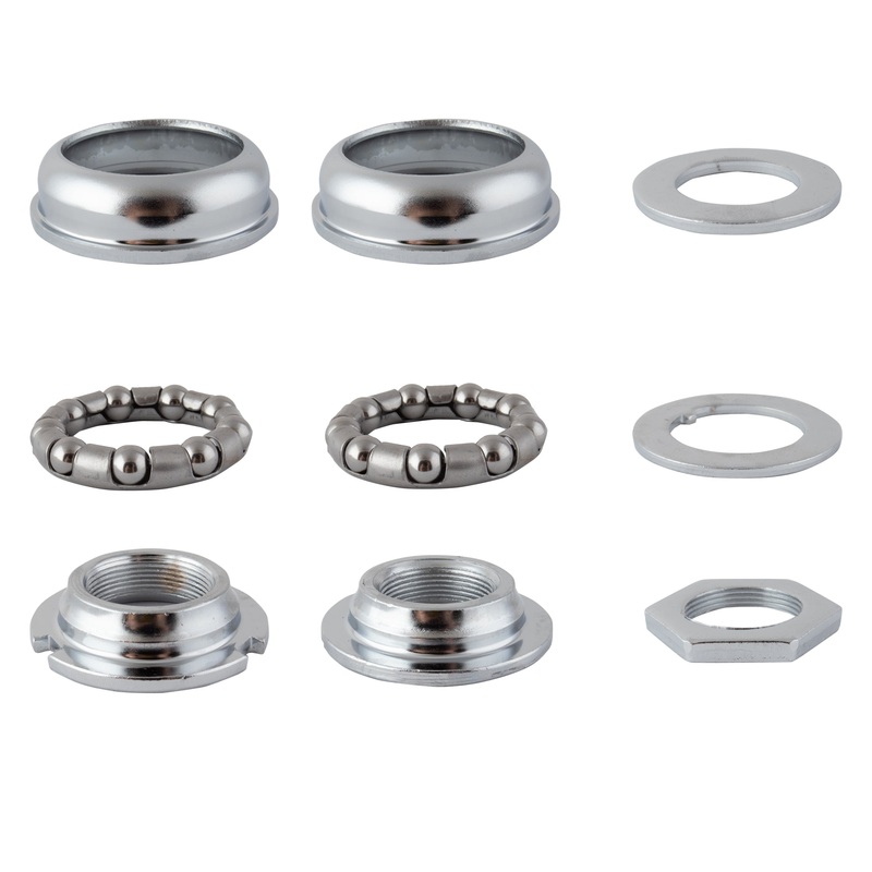 Theory American Bottom Bracket f/ One Piece Crank – 24tpi – Chrome