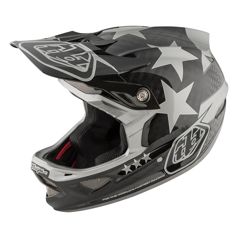 Troy Lee D3 Carbon MIPS Helmet-Freedom Black/Gray X-Small