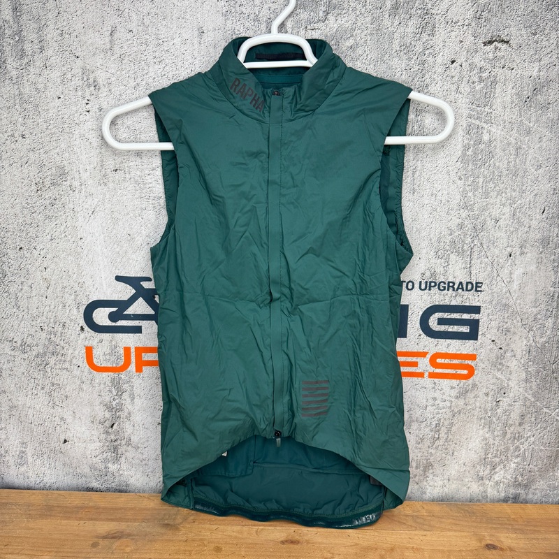 Worn Once! Rapha Pro Team Insulated Gilet Men’s Medium Dark Green Cycling Vest