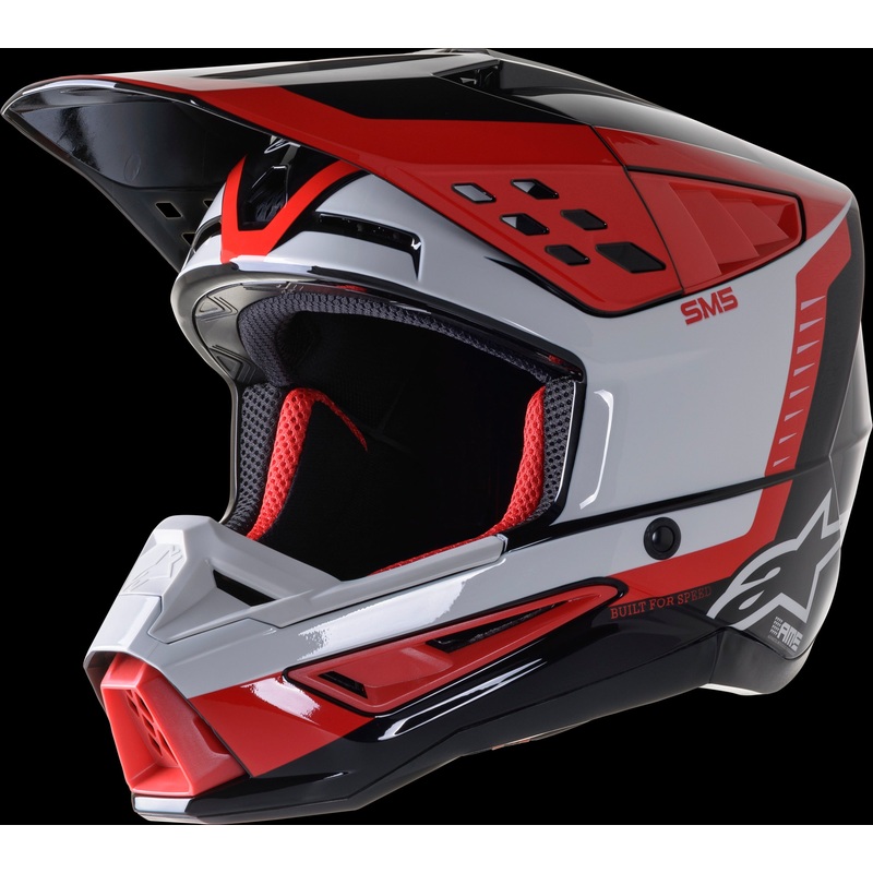 ALPINESTARS S-M5 Helmet Black/Grey/Red Large