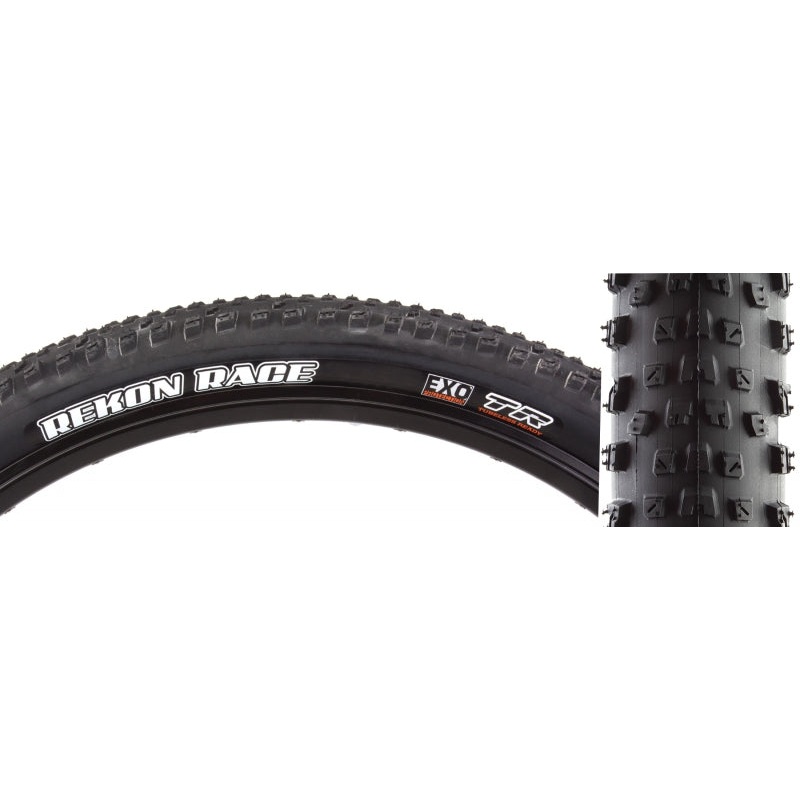 Maxxis Rekon Race Tire – 29 x 2.25 Tubeless Folding Black Dual EXO
