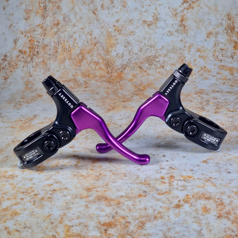 Odyssey Monolever Brake Lever Anodised Purple Right Medium