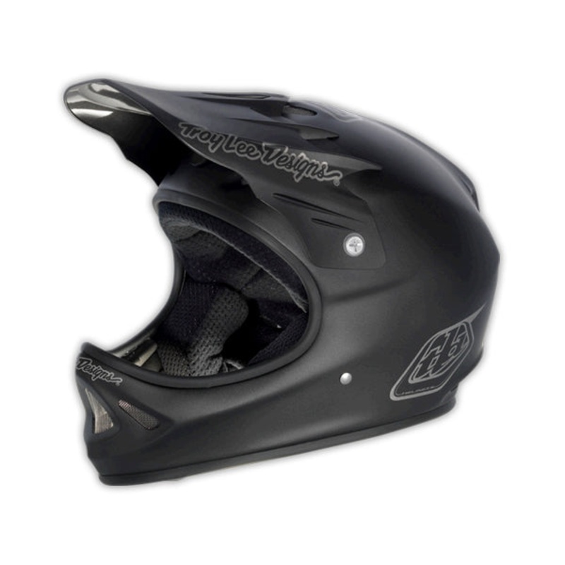Troy Lee 2013 D2 Midnight Black Composite Helmet X-Small/Small
