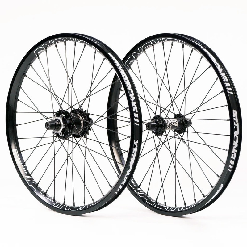 Stay Strong Reactiv 2 Disc Pro BMX Race Wheelset-20×1.75″ Black
