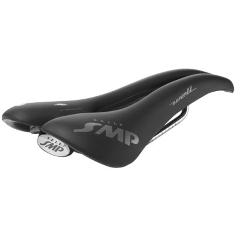 Smp Saddle Well,Black 280G,Rd Racing & Mtb Well  Saddles NA Matte Black