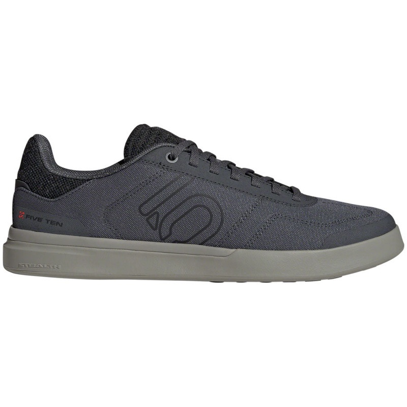 Five Ten Sleuth DLX Canvas Flat Shoes – Mens Gray Six/Core BLK/Olive Strata 12.5