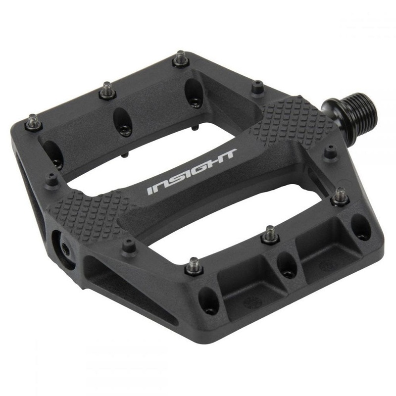Insight Thermoplastic Du Pedals Black 9/16 Inch