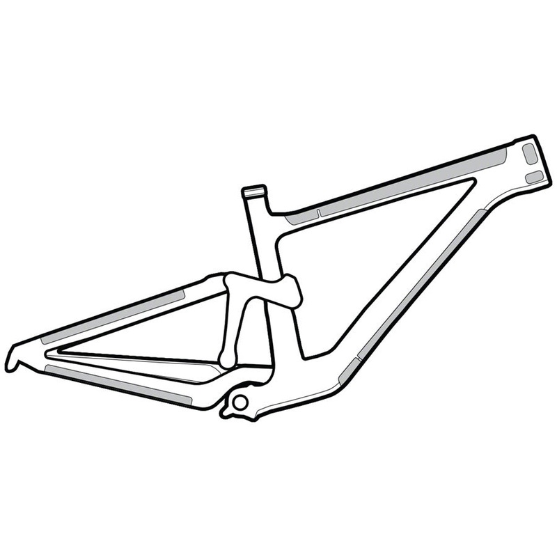 Lizard Skins Clear Protective Frame Wrap – Frame Kit