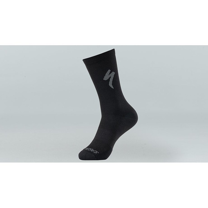 Specialized soft air tall logo sock black s