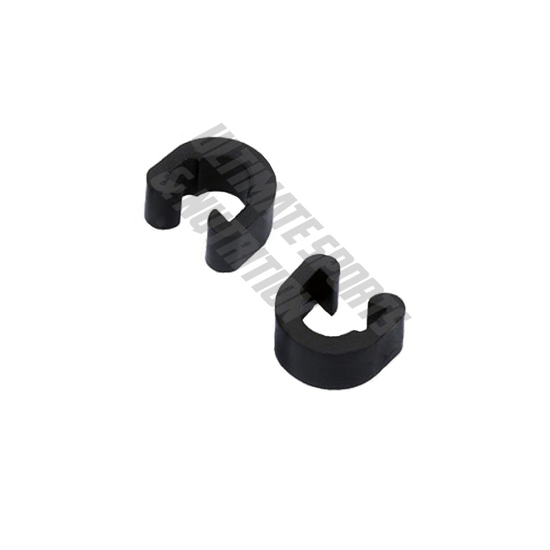 2 pk Frame C-Clips Disc Brake Tubing Hose Guide C-Clips Housing Guides Uni Clip