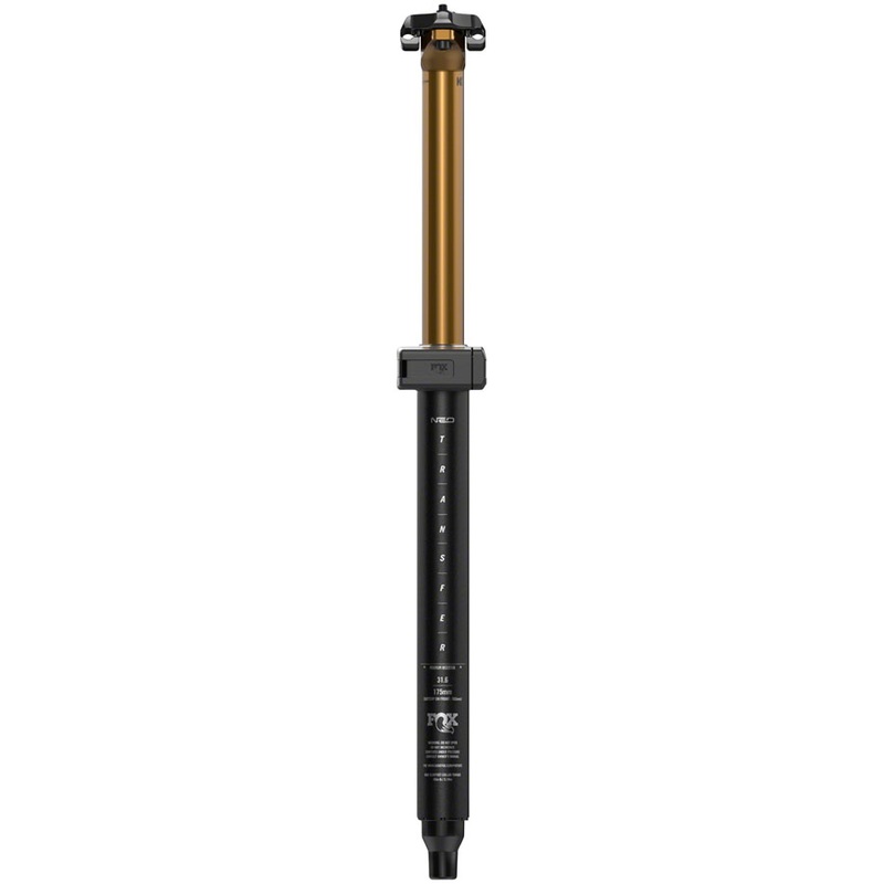 FOX Transfer Factory Neo Wireless Dropper Seatpost – 31.6 mm, 125 mm, Internal Routing, Kashima Coat