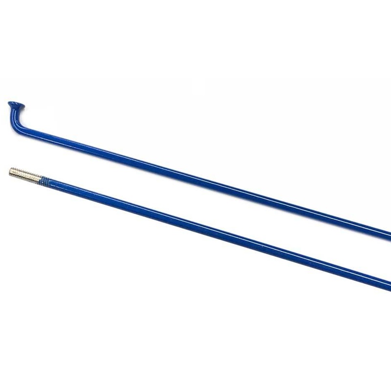 PRIMO STAINLESS STEEL SPOKE FOR 22″ WHEELS (BLUE) Blue – 202mm No Nipple Needed