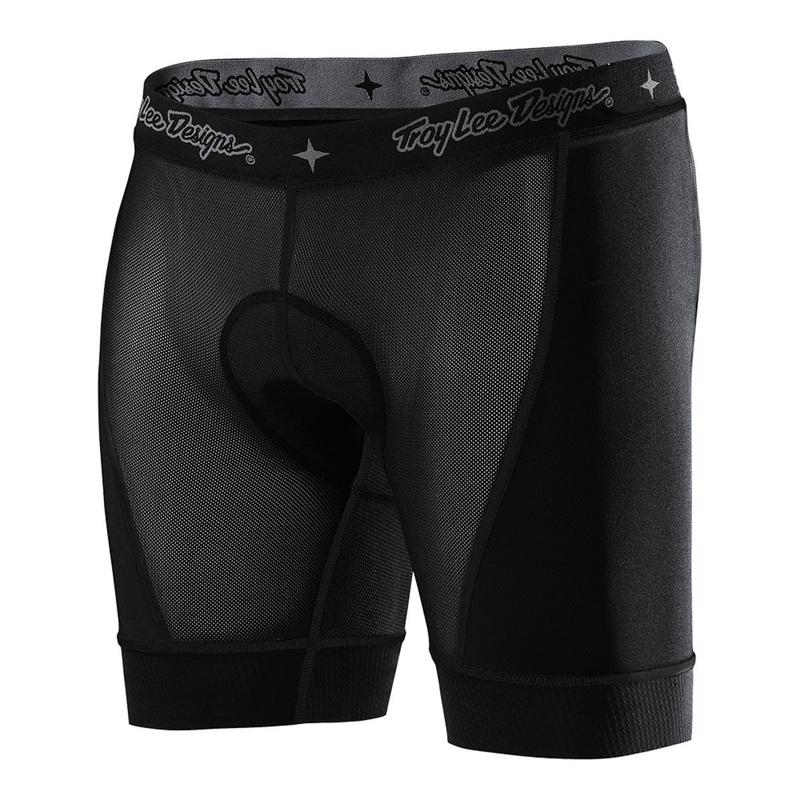 Troy Lee Designs Premium Carbon MTB Short Liner-Black Adult 26