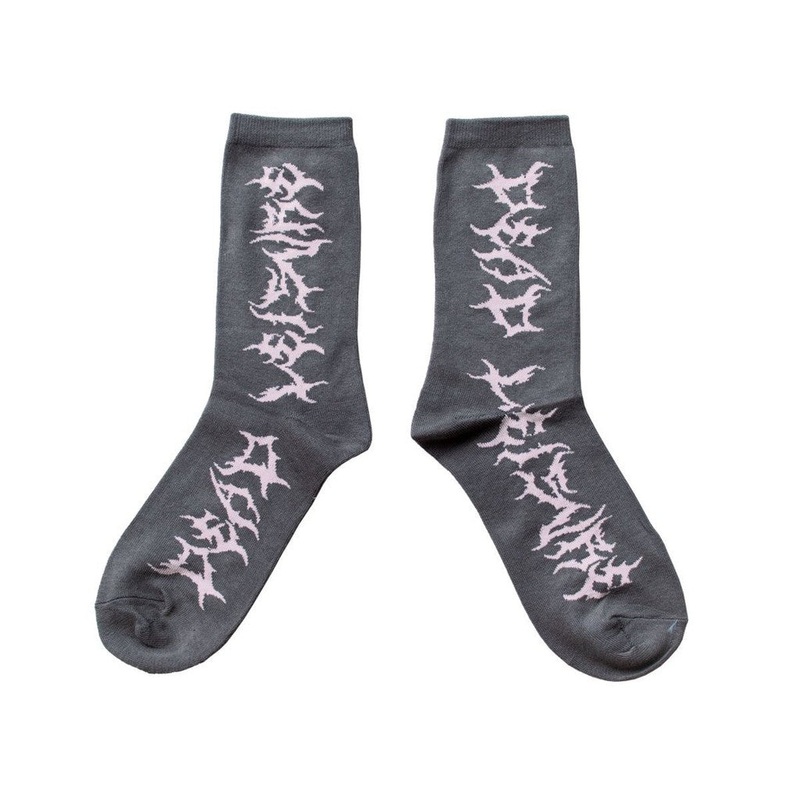 Dead Leisure Dead Forever Socks Black One Size