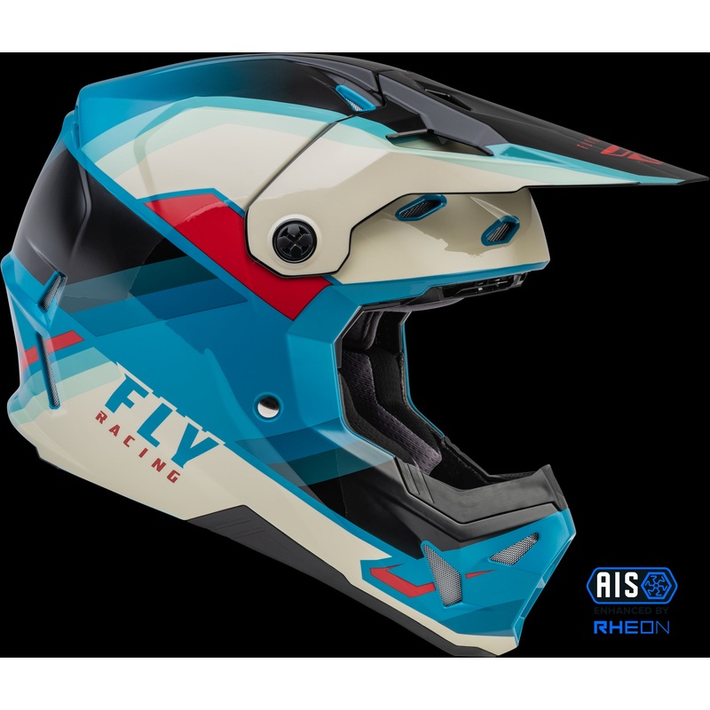 FLY RACING Formula Cp Rush Helmet Black/Stone/Dark Teal Xs