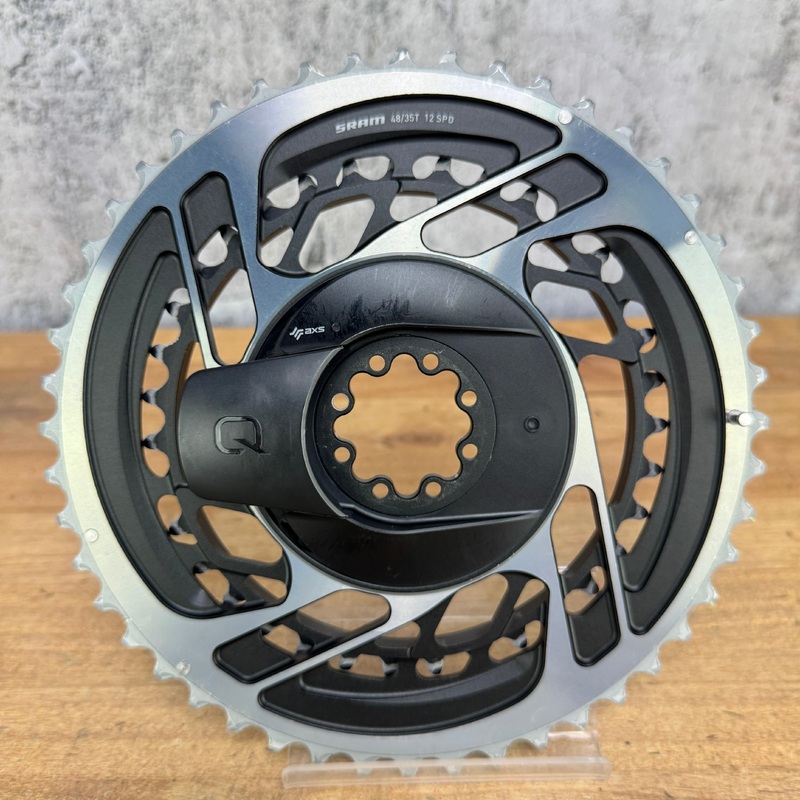 SRAM Red AXS D1 Quarq 48/35t 12-Speed 8-Bolt Power Meter Chainring Set 263g