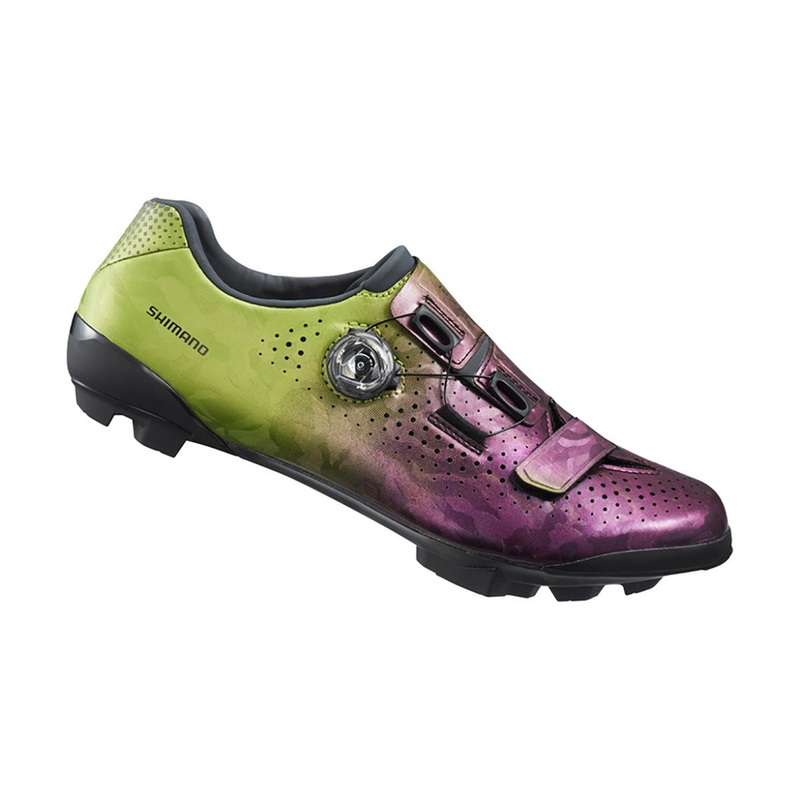 Shimano RX-8 Clipless Shoes-Purple/Green 38 Euro