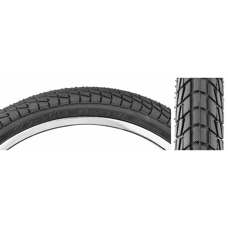 18″ x 2.0″ Kids Bike Bicycle Street Tire Sunlite Kenda Kontact K841 18X2.0 Black