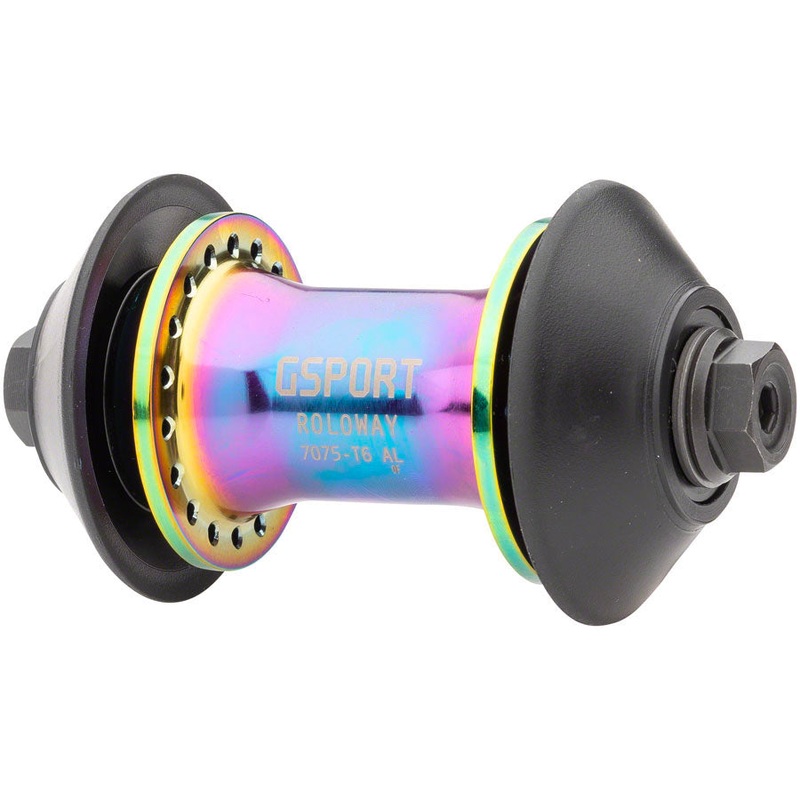 GSport Roloway Front Hub Anodized Purple
