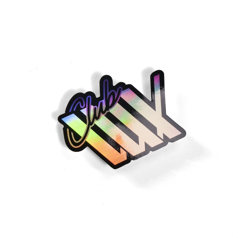LUXBMX Club LUX Sticker – Holographic Holographic