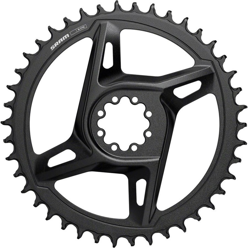 Rival X-Sync Direct Mount Chainring E1 – Rival X-Sync Direct Mount Road Chainring – Rival X-Sync Direct Mount Road Chainring Rival X-Sync Direct Mount Road Chainring – 38t, 12-Speed, 8-Bolt Direct Mount, 6.5mm Offset, Black, E1