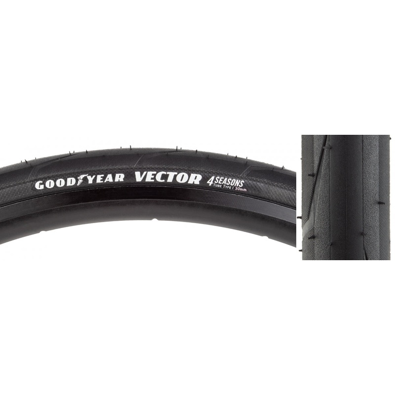 Tire Goodyear Vector 4Seasons 700X30 Black Fold Gsr/Rsh/Dit