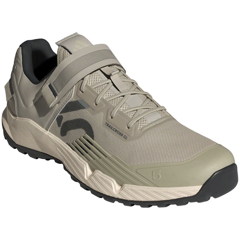 Five Ten Trailcross Mountain Clipless Shoes – Mens Putty Gray/Carbon/Wonder White 10