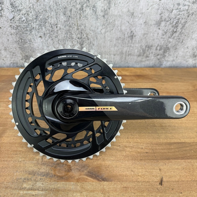 SRAM Force AXS D2 172.5mm 48/35t 12-Speed Carbon Crankset DUB Spindle 719g