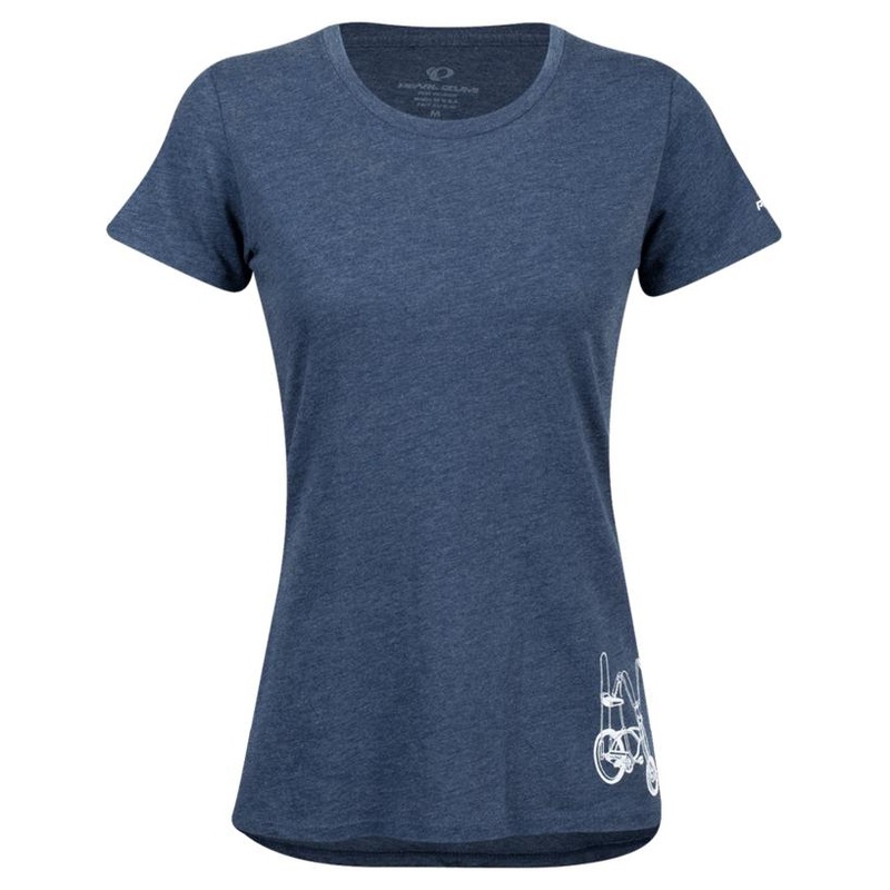 Women’s Graphic Bike Shirt – Blue Blue X-Small