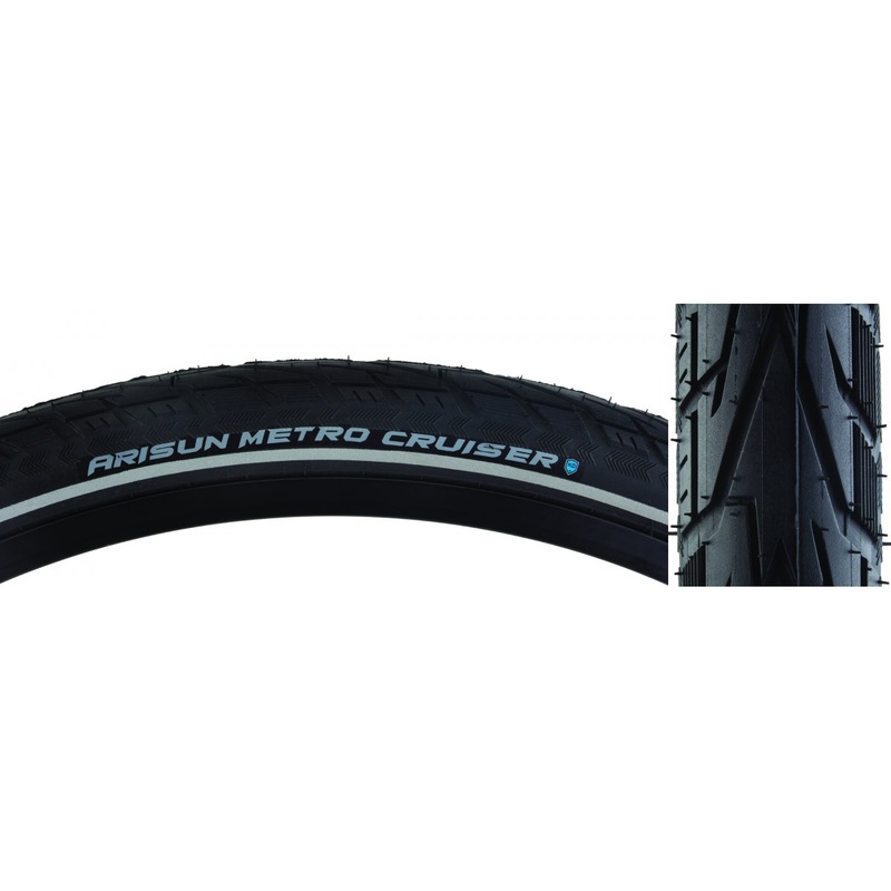 Tire Arisun Metro Cruiser 700X35 Black Wire/60 Kd/Ref