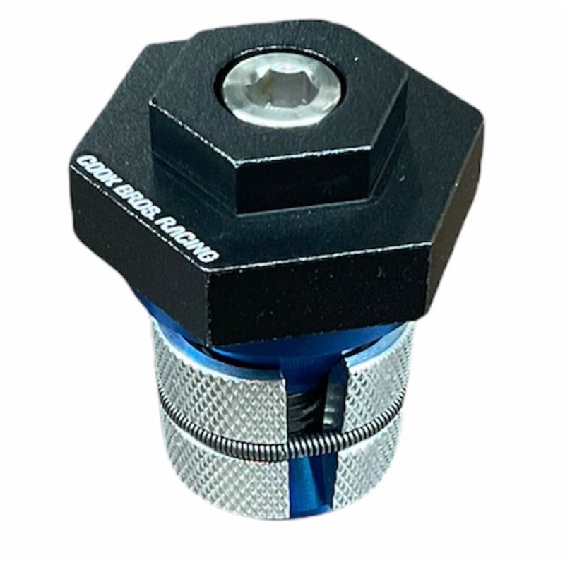Cook Bros. Racing Alloy Fork/Compression Bolt Black/Blue