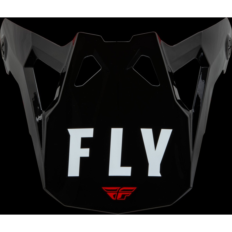 FLY RACING Formula Cp Slant Visor Red/Black/White Ym-Sm