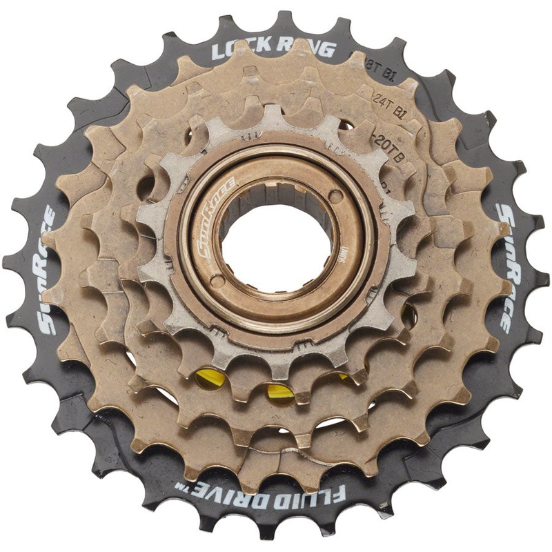 SunRace M2A 5-speed 14-28 Freewheel – Black/Brown
